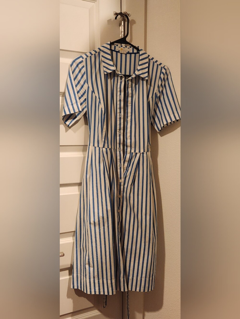 Boden striped shirt dress